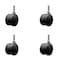 Service Caster 3'' Office Chair Casters Nylon Twin Wheel 1/2 Threaded Stem , 4PK SCC-UHTS02S75-NYS-121315-4 - alternate 1